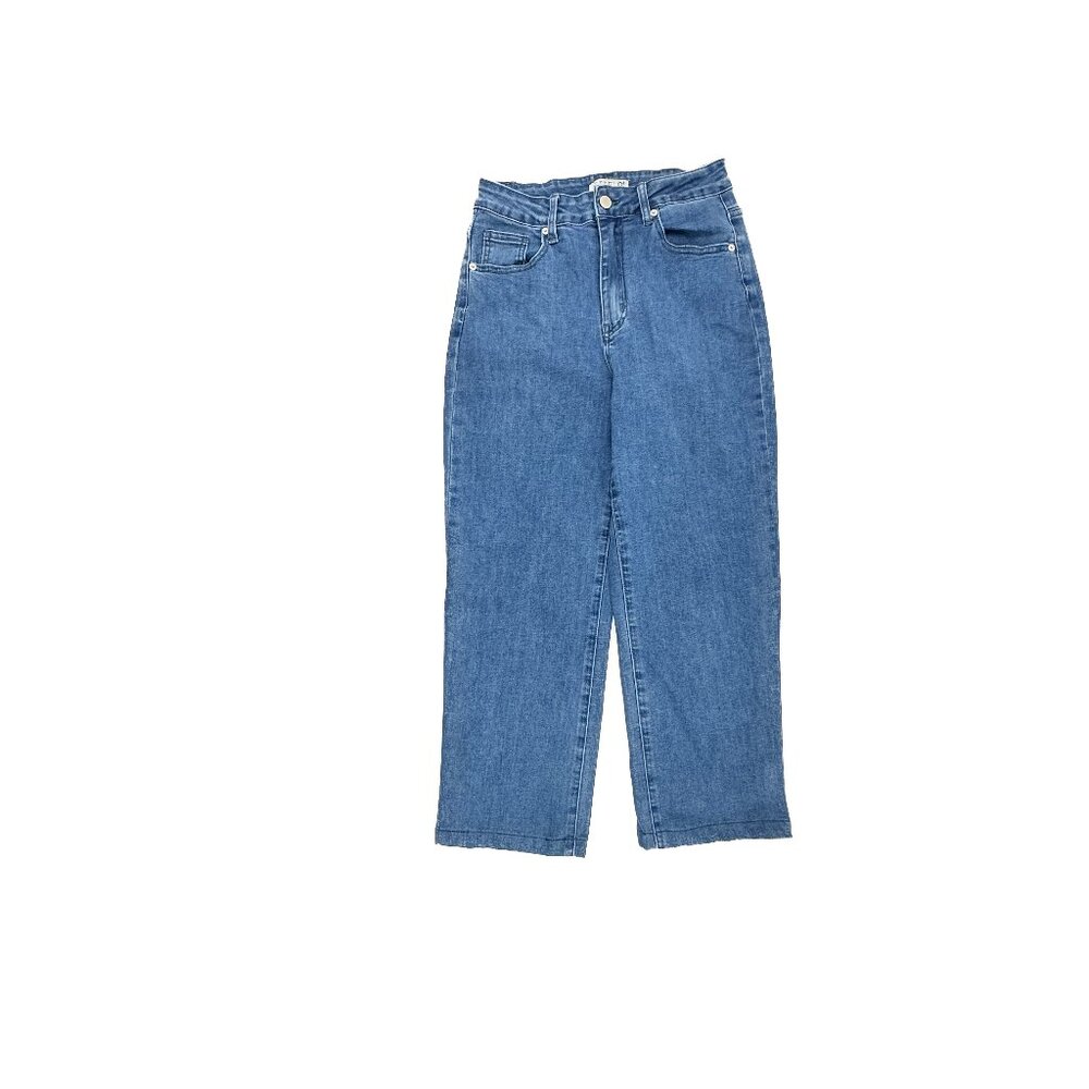 Ettelo Straight Leg Women's size 6P‎ Dark Wash Denim Jeans